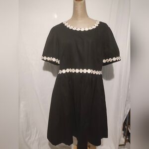 Revival size 18 daisy black dress